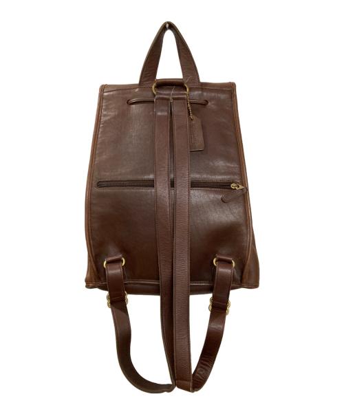 COACH（コーチ）COACH (コーチ) オールドレザーリュック ブラウンの古着・服飾アイテム