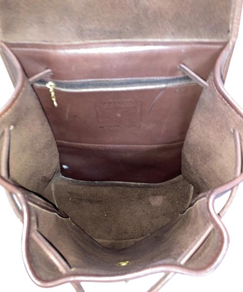 COACH（コーチ）COACH (コーチ) オールドレザーリュック ブラウンの古着・服飾アイテム