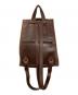 COACH (コーチ) オールドレザーリュック ブラウン：7000円