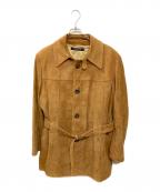 BROOKS BROTHERSブルックスブラザーズ）の古着「古着ライナー付きスウェードレザーコート」｜ブラウン