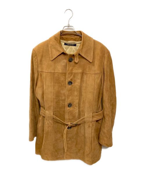 BROOKS BROTHERS（ブルックスブラザーズ）BROOKS BROTHERS (ブルックスブラザーズ) 古着ライナー付きスウェードレザーコート ブラウン サイズ:不明(実寸サイズをご確認ください)の古着・服飾アイテム