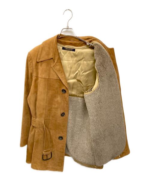 BROOKS BROTHERS（ブルックスブラザーズ）BROOKS BROTHERS (ブルックスブラザーズ) 古着ライナー付きスウェードレザーコート ブラウン サイズ:不明(実寸サイズをご確認ください)の古着・服飾アイテム