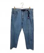 THE NORTHFACE PURPLELABELザ・ノースフェイス パープルレーベル）の古着「Denim Straight Pants Indigo Bleach 22SS-I/デニムパンツ」｜インディゴ