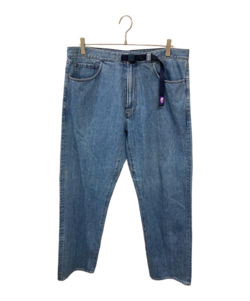 THE NORTHFACE PURPLELABEL（ザ・ノースフェイス パープルレーベル）THE NORTHFACE PURPLELABEL (ザ・ノースフェイス パープルレーベル) Denim Straight Pants Indigo Bleach 22SS-I/デニムパンツ インディゴ サイズ:36の古着・服飾アイテム