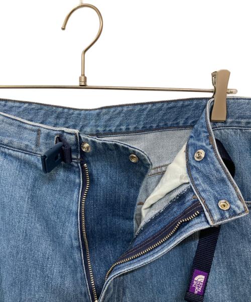 THE NORTHFACE PURPLELABEL（ザ・ノースフェイス パープルレーベル）THE NORTHFACE PURPLELABEL (ザ・ノースフェイス パープルレーベル) Denim Straight Pants Indigo Bleach 22SS-I/デニムパンツ インディゴ サイズ:36の古着・服飾アイテム