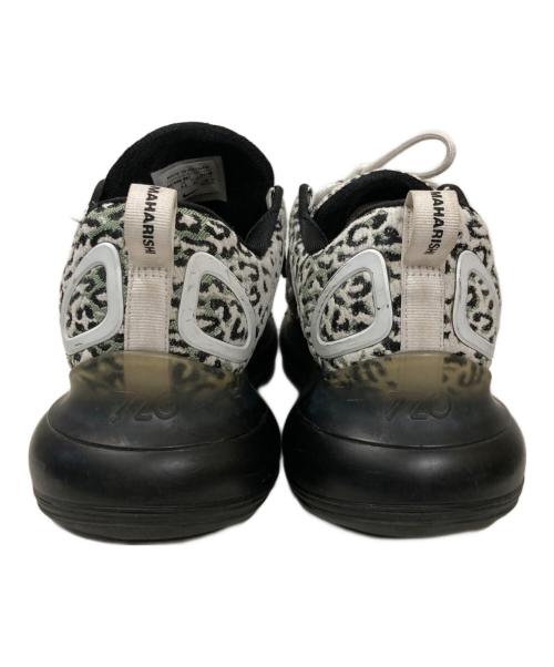 NIKE（ナイキ）NIKE (ナイキ) maharishi (マハリシ) バイ ユー エアマックス 720 レオパード ブラック×ホワイト サイズ:27.5cmの古着・服飾アイテム