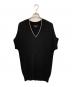 Drawer（ドゥロワー）の古着「ニットベストプルオーバー」｜ブラック