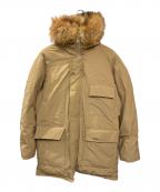 Schottショット）の古着「90s ファー付きダウンジャケット」｜ベージュ