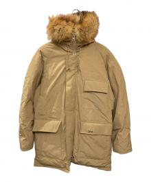 Schott（ショット）の古着「90s ファー付きダウンジャケット」｜ベージュ