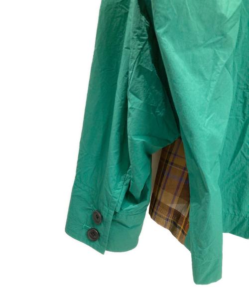 KOLOR（カラー）KOLOR (カラー) 切替ナイロンブルゾン グリーン サイズ:3の古着・服飾アイテム