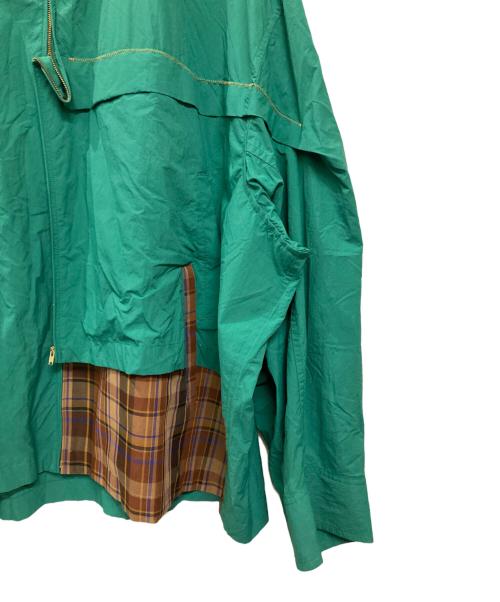 KOLOR（カラー）KOLOR (カラー) 切替ナイロンブルゾン グリーン サイズ:3の古着・服飾アイテム