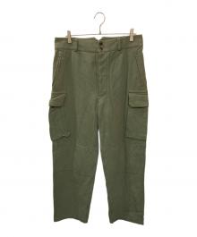 MAATEE&SONS（マーティーアンドサンズ）の古着「MILITARY TROUSERS」｜オリーブ