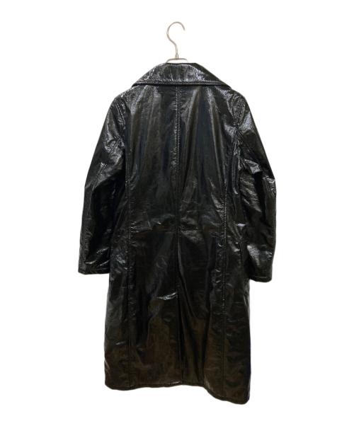 AINEA（アイネア）AINEA (アイネア) パテントトレンチコート ブラック サイズ:Lの古着・服飾アイテム
