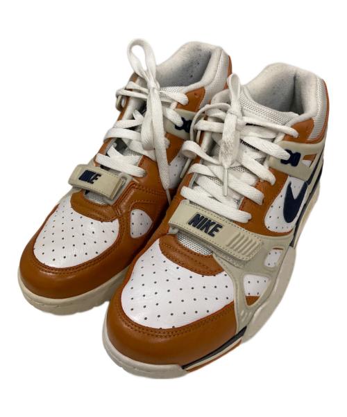 NIKE（ナイキ）NIKE (ナイキ) AIR TRAINER 3 QS ホワイト×ブラウン サイズ:27cmの古着・服飾アイテム