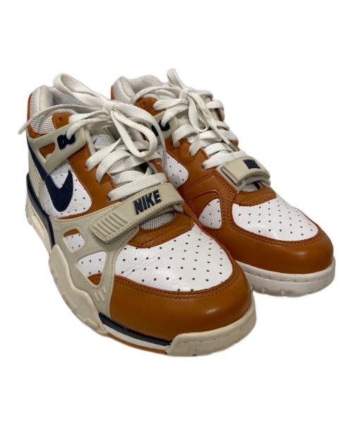 NIKE（ナイキ）NIKE (ナイキ) AIR TRAINER 3 QS ホワイト×ブラウン サイズ:27cmの古着・服飾アイテム