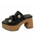 JIMMY CHOO (ジミーチュウ) FAYENCE WEDGE 95 ブラック サイズ:38：25000円