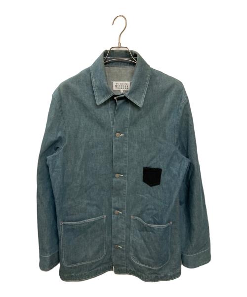 Maison Margiela（メゾンマルジェラ）Maison Margiela (メゾンマルジェラ) デニムカバーオール ブルー サイズ:48の古着・服飾アイテム