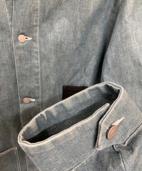 Maison Margiela（メゾンマルジェラ）Maison Margiela (メゾンマルジェラ) デニムカバーオール ブルー サイズ:48の古着・服飾アイテム