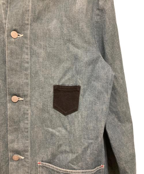 Maison Margiela（メゾンマルジェラ）Maison Margiela (メゾンマルジェラ) デニムカバーオール ブルー サイズ:48の古着・服飾アイテム