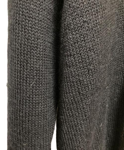 Jean Paul Gaultier homme（ジャンポールゴルチェオム）Jean Paul GAULTIER HOMME (ジャンポールゴルチェオム) 90S チェーンデザインアルパカカーディガン ブラック サイズ:Lの古着・服飾アイテム