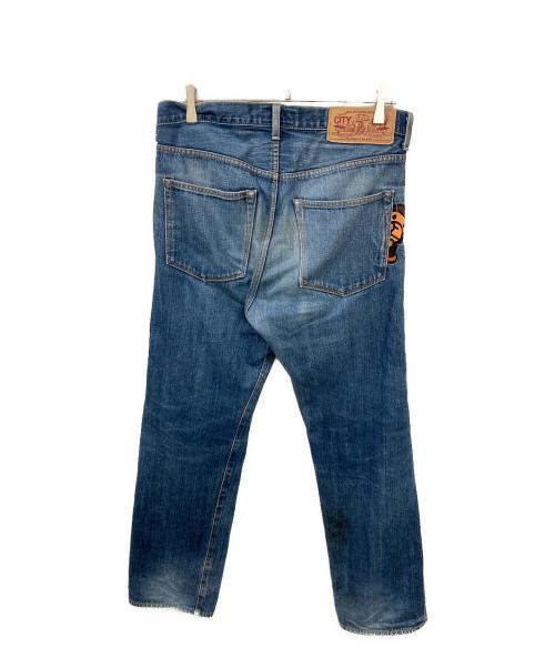 A BATHING APE（ア ベイシング エイプ）A BATHING APE (ア ベイシング エイプ) BABY MILO/デニムパンツ インディゴ サイズ:Mの古着・服飾アイテム