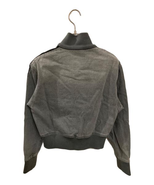 adidas（アディダス）adidas (アディダス) アディカラー デニム トラックトップ グレー サイズ:Sの古着・服飾アイテム