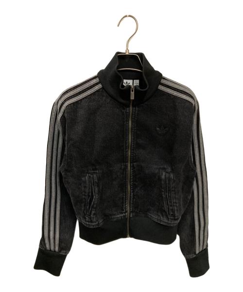 adidas（アディダス）adidas (アディダス) アディカラー デニム トラックトップ ブラック サイズ:XSの古着・服飾アイテム