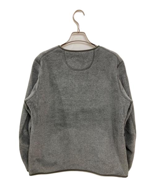 DANTON（ダントン）DANTON (ダントン) ポケット付き クルーネック フリース プルオーバー グレー サイズ:Mの古着・服飾アイテム