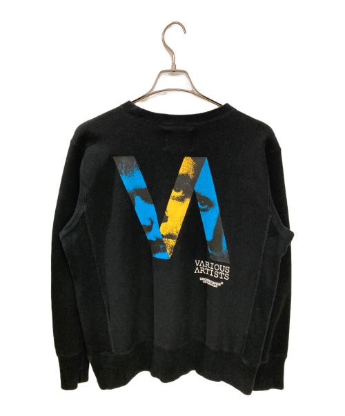 Champion（チャンピオン）Champion (チャンピオン) VARIOUS ARTISTS (ヴァリアス・アーティスト) UNDERCOVER (アンダーカバー) プリントスウェット ネイビー サイズ:Mの古着・服飾アイテム