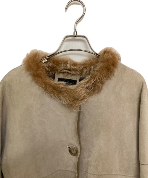 OWEN BARRY（オーエンバリー）OWEN BARRY (オーエンバリー) ムートンコート ベージュ サイズ:Sの古着・服飾アイテム