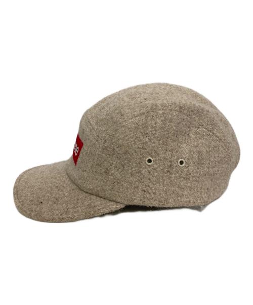 SUPREME（シュプリーム）Supreme (シュプリーム) Harris Tweed Camp Cap ベージュの古着・服飾アイテム