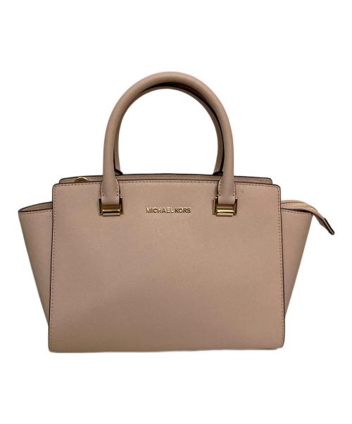 MICHAEL KORS（マイケル・コース）MICHAEL KORS (マイケル・コース) 2WAYバッグ ピンクの古着・服飾アイテム