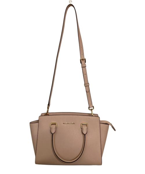 MICHAEL KORS（マイケル・コース）MICHAEL KORS (マイケル・コース) 2WAYバッグ ピンクの古着・服飾アイテム