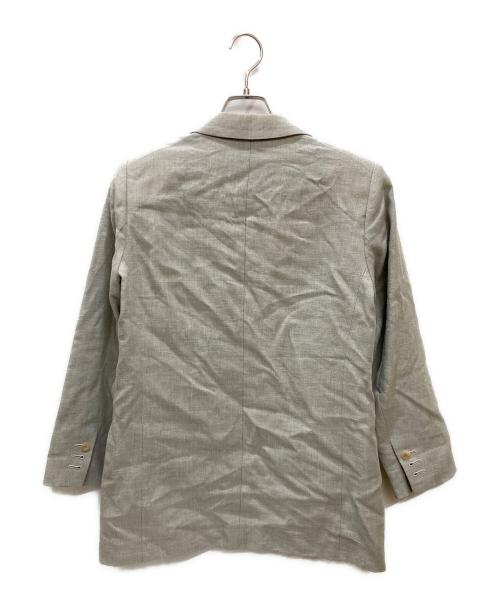 BACCA（バッカ）BACCA (バッカ) リネンウールシルク3Pセットアップ グレー サイズ:SIZE S(ボトムXS)の古着・服飾アイテム