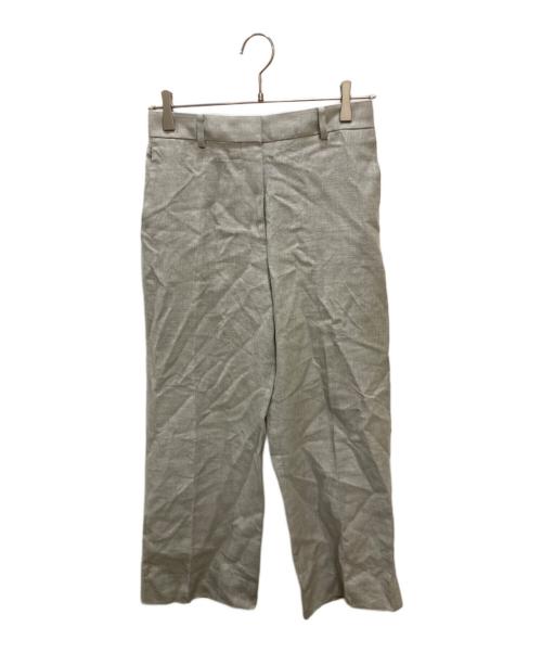 BACCA（バッカ）BACCA (バッカ) リネンウールシルク3Pセットアップ グレー サイズ:SIZE S(ボトムXS)の古着・服飾アイテム