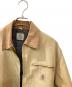 中古・古着 CarHartt (カーハート) 古着裏ブランケット デトロイトジャケット ベージュ サイズ:実寸サイズをご確認ください：26000円