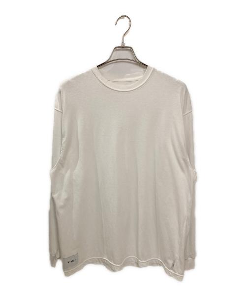 WTAPS（ダブルタップス）WTAPS (ダブルタップス) バック ロゴカットソー ホワイト サイズ:不明(実寸サイズをご確認ください)の古着・服飾アイテム