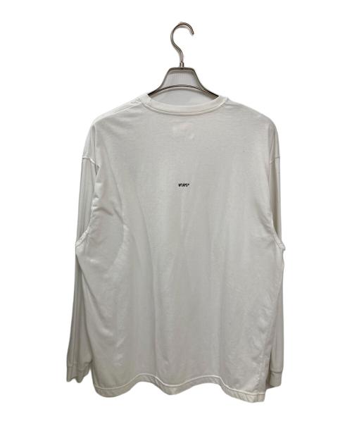 WTAPS（ダブルタップス）WTAPS (ダブルタップス) バック ロゴカットソー ホワイト サイズ:不明(実寸サイズをご確認ください)の古着・服飾アイテム