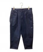 BROCHUREブローシュアー）の古着「1P BIG CHINO PANTS A.H」｜ネイビー