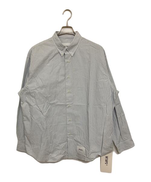 WTAPS（ダブルタップス）WTAPS (ダブルタップス) WTAPS BD 06 / LS / COTTON. BROADCLOTH. TEXTILE. OF ブルー サイズ:3の古着・服飾アイテム