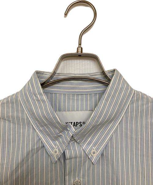 WTAPS（ダブルタップス）WTAPS (ダブルタップス) WTAPS BD 06 / LS / COTTON. BROADCLOTH. TEXTILE. OF ブルー サイズ:3の古着・服飾アイテム