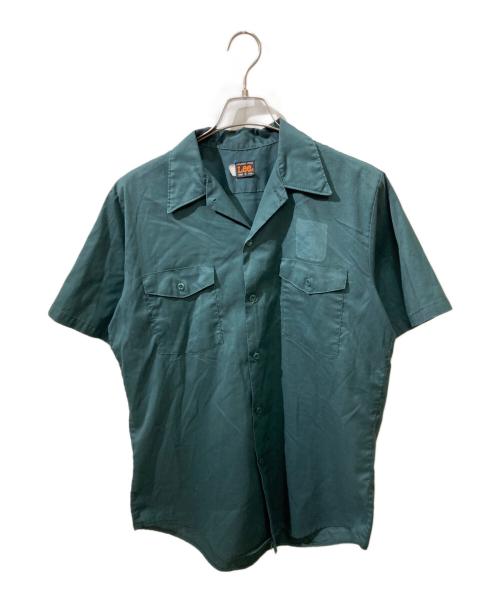 LEE（リー）LEE (リー) ｳﾞｨﾝﾃｰｼﾞ 半袖ワークシャツ グリーン サイズ:-（実寸参照)の古着・服飾アイテム
