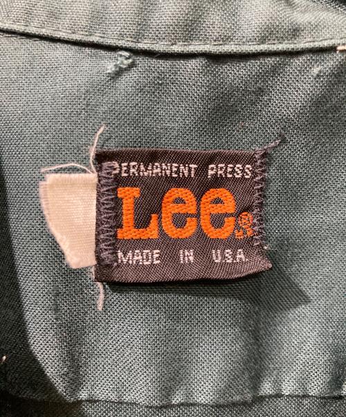 LEE（リー）LEE (リー) ｳﾞｨﾝﾃｰｼﾞ 半袖ワークシャツ グリーン サイズ:-（実寸参照)の古着・服飾アイテム