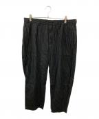 POLO RALPH LAURENポロ・ラルフローレン）の古着「ストライプタックパンツ」｜ブラック