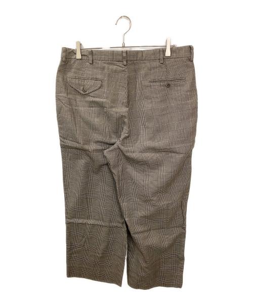 POLO RALPH LAUREN（ポロ・ラルフローレン）POLO RALPH LAUREN (ポロ・ラルフローレン) グレンチェックタックパンツ グレー サイズ:実寸サイズをご確認くださいの古着・服飾アイテム