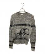 Saint Laurent Parisサンローランパリ）の古着「アルパカブレンドニット」｜グレー