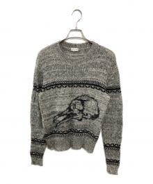Saint Laurent Paris（サンローランパリ）の古着「アルパカブレンドニット」｜グレー
