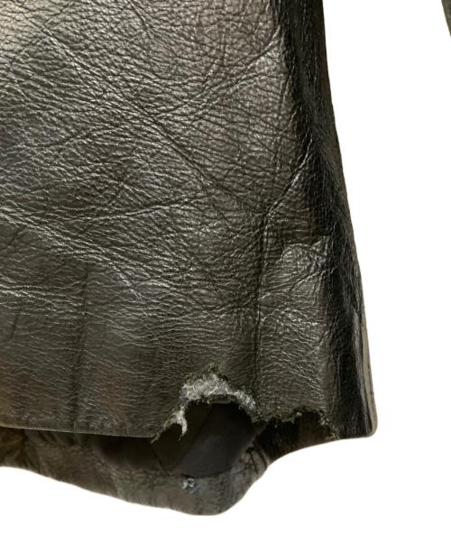 GAP（ギャップ）GAP (ギャップ) シングルレザージャケット ブラック サイズ:Sの古着・服飾アイテム