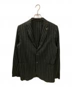 giannettoジャンネット）の古着「シアサッカージャケット」｜カーキ