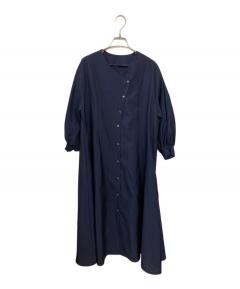 中古・古着通販】SOEJU (ソージュ) リモンタコートワンピース ネイビー